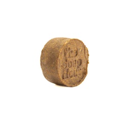 Artisanal solid shampoo with roses and coffee